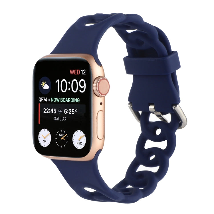 Hollow Out Silicone Watchband For Apple Watch Series