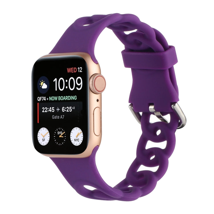 Hollow Out Silicone Watchband For Apple Watch Series