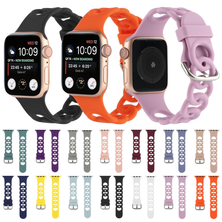 Hollow Out Silicone Watchband For Apple Watch Series