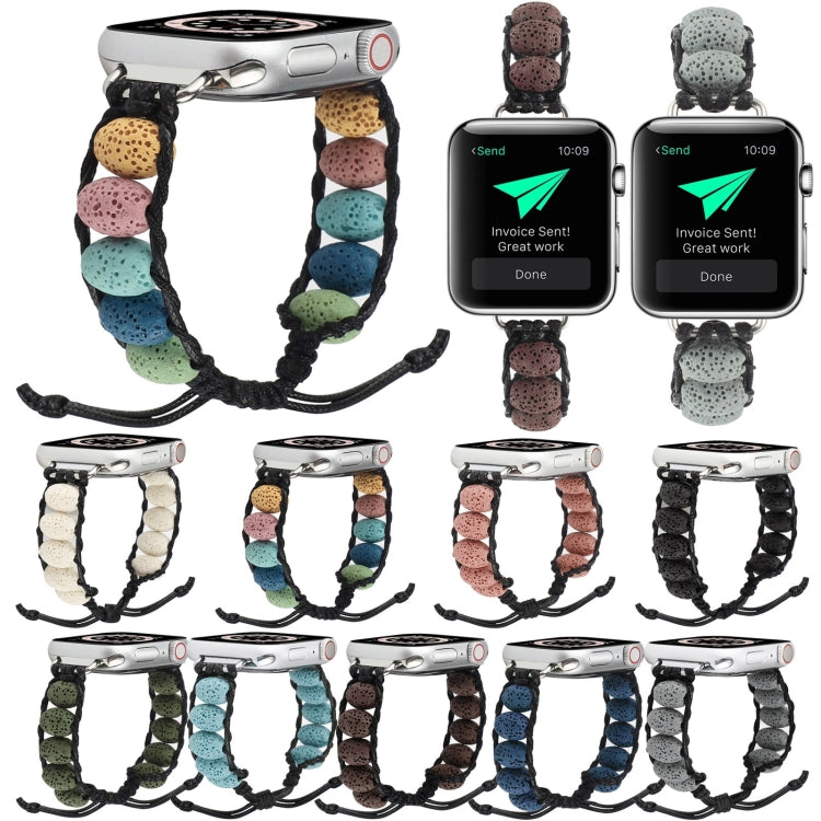 Volcanic Stone Watchband For Apple Watch Series