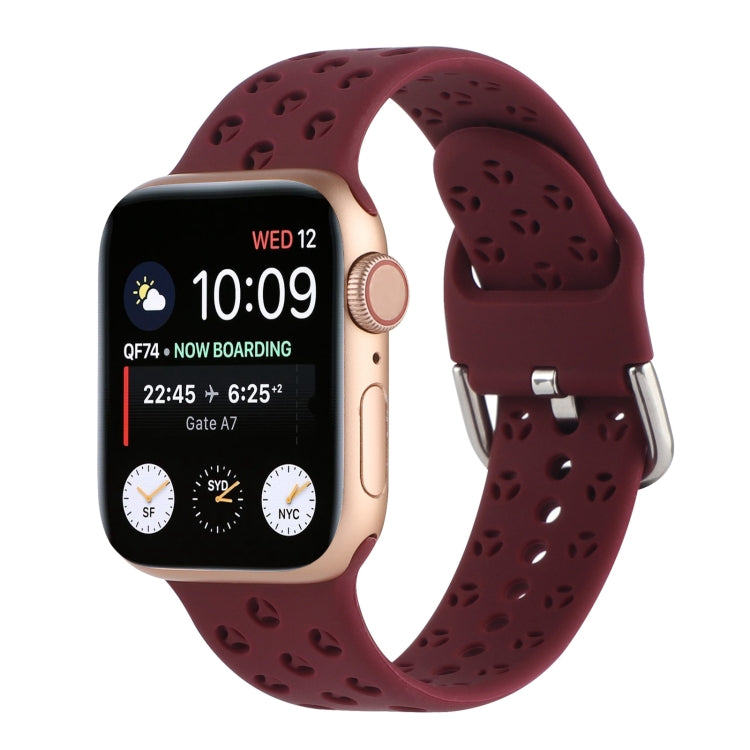 Hollow Out Silicone Watchband For Apple Watch Series