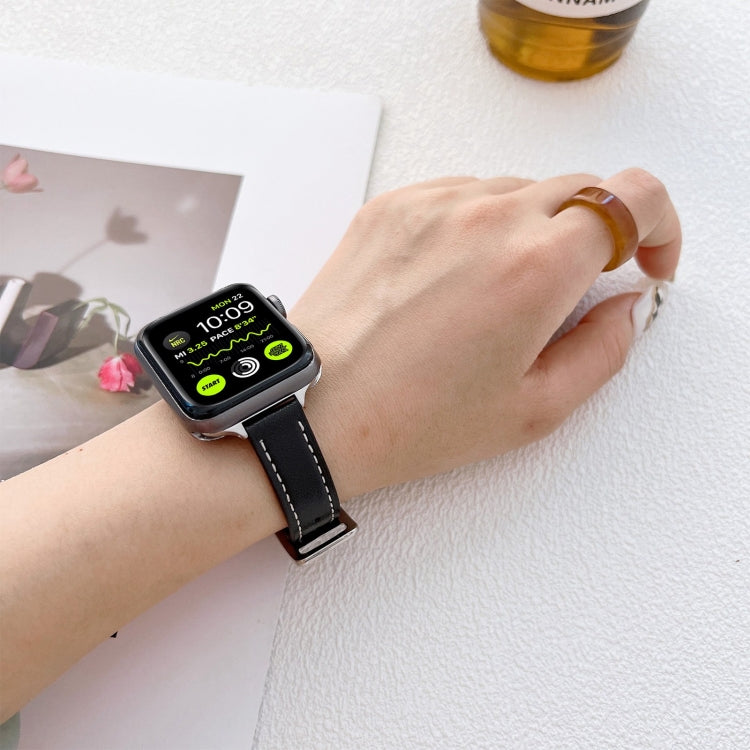 Leather Watchband For Apple Watch Series