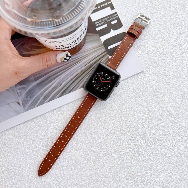 Leather Watchband For Apple Watch Series