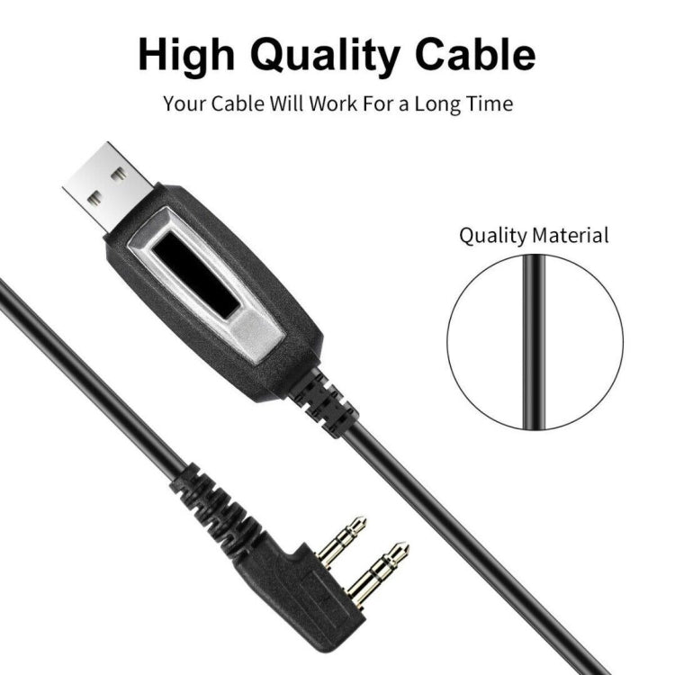 RETEVIS J9110P Dedicated USB Programming Cable for RT3S Series EDA0014386 / EDA0014407 Reluova