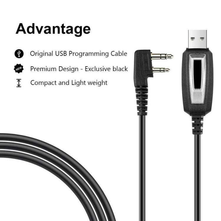 RETEVIS J9110P Dedicated USB Programming Cable for RT3S Series EDA0014386 / EDA0014407