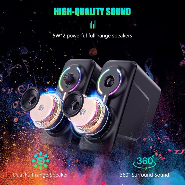 ONIKUMA L6 RGB Lighting Computer Audio with Bluetooth Function My Store