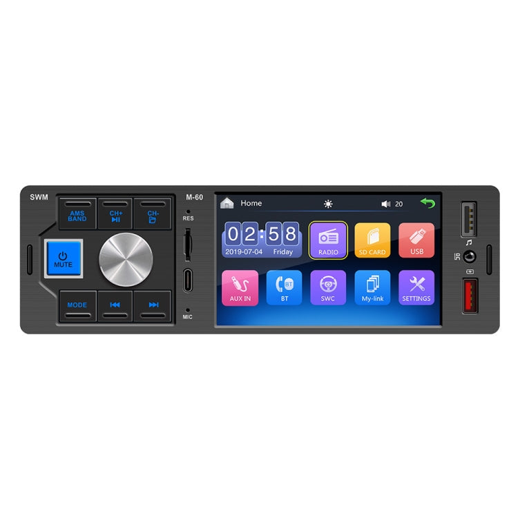 4.0 inch Touch Screen Car Radio Receiver Bluetooth MP5 Player with Remote Control