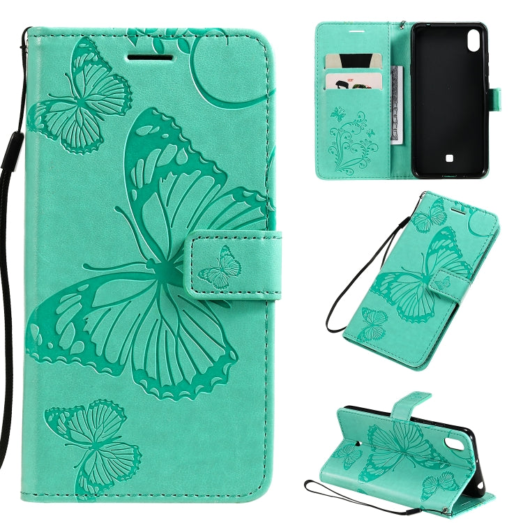 Pressed Printing Butterfly Pattern Horizontal Flip PU Leather Case with Holder & Card Slots & Wallet & Lanyard, Series 1 My Store