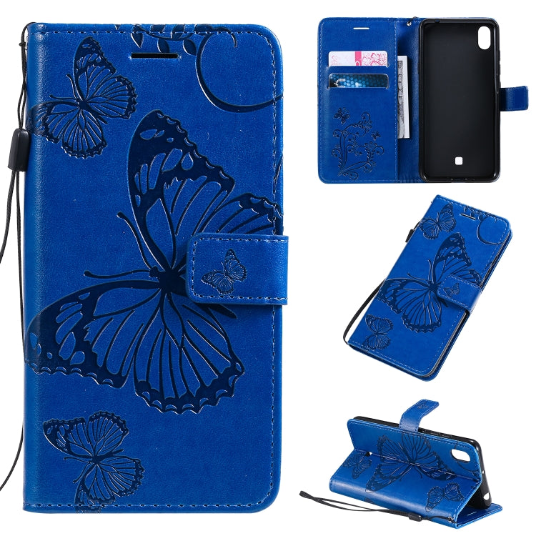 Pressed Printing Butterfly Pattern Horizontal Flip PU Leather Case with Holder & Card Slots & Wallet & Lanyard, Series 1 My Store