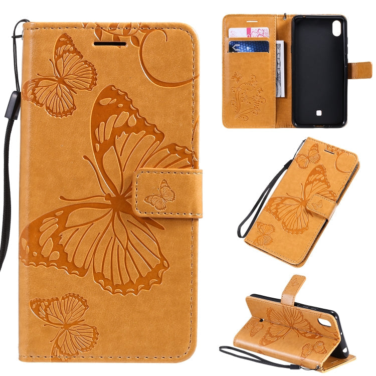 Pressed Printing Butterfly Pattern Horizontal Flip PU Leather Case with Holder & Card Slots & Wallet & Lanyard, Series 1 My Store