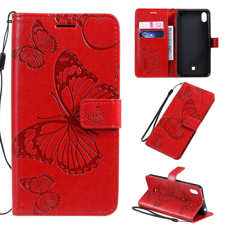 Pressed Printing Butterfly Pattern Horizontal Flip PU Leather Case with Holder & Card Slots & Wallet & Lanyard, Series 1 My Store