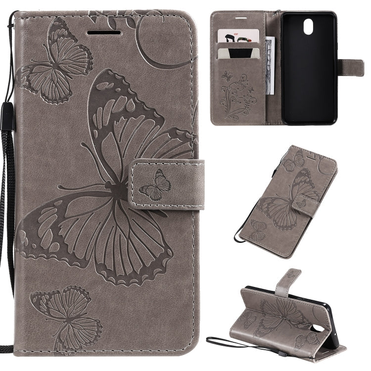 Pressed Printing Butterfly Pattern Horizontal Flip PU Leather Case with Holder & Card Slots & Wallet & Lanyard, Series 2 My Store