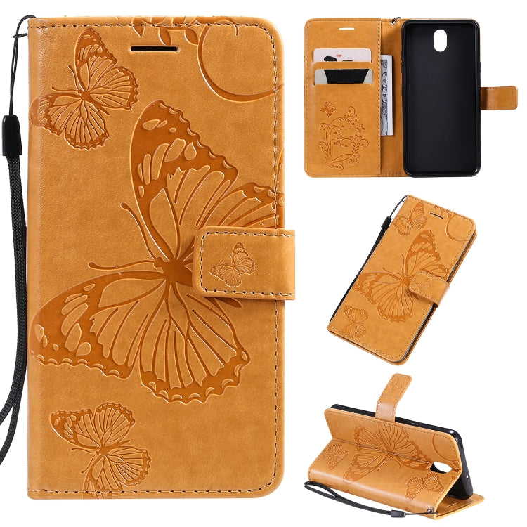 Pressed Printing Butterfly Pattern Horizontal Flip PU Leather Case with Holder & Card Slots & Wallet & Lanyard, Series 2 My Store