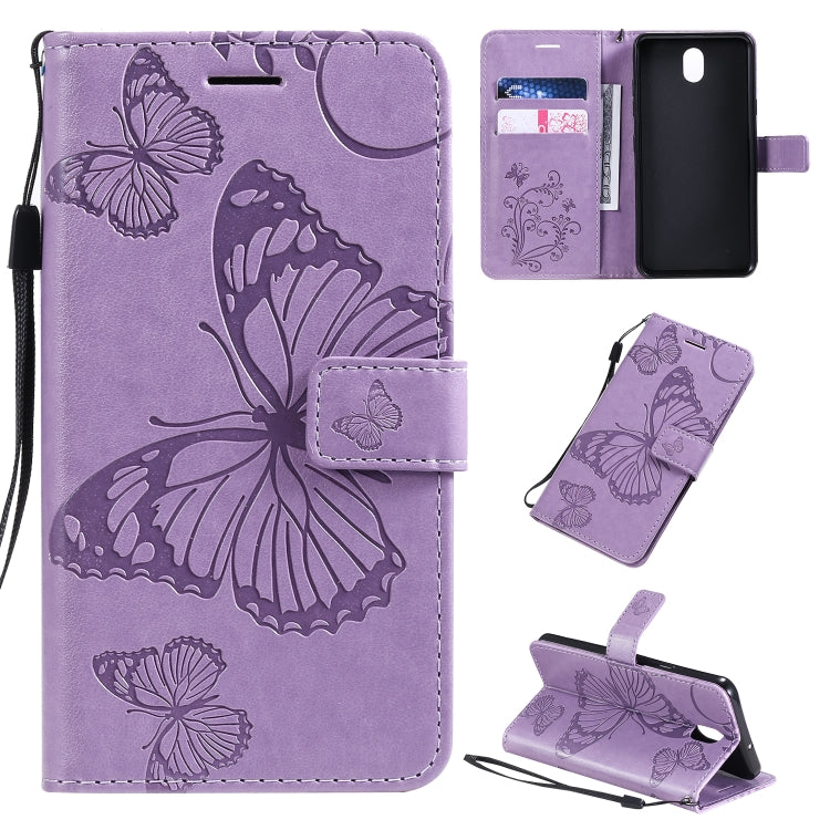 Pressed Printing Butterfly Pattern Horizontal Flip PU Leather Case with Holder & Card Slots & Wallet & Lanyard, Series 2 My Store