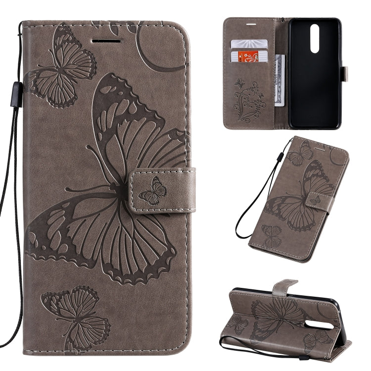 Pressed Printing Butterfly Pattern Horizontal Flip PU Leather Case with Holder & Card Slots & Wallet & Lanyard, Series 1 My Store