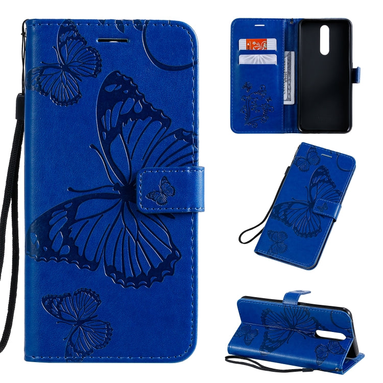 Pressed Printing Butterfly Pattern Horizontal Flip PU Leather Case with Holder & Card Slots & Wallet & Lanyard, Series 1 My Store