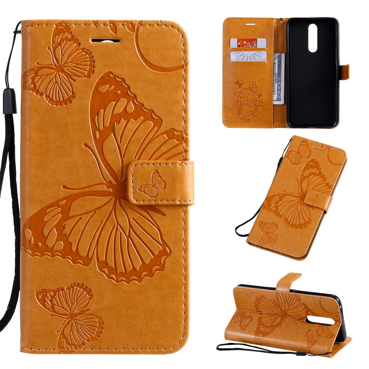 Pressed Printing Butterfly Pattern Horizontal Flip PU Leather Case with Holder & Card Slots & Wallet & Lanyard, Series 1 My Store