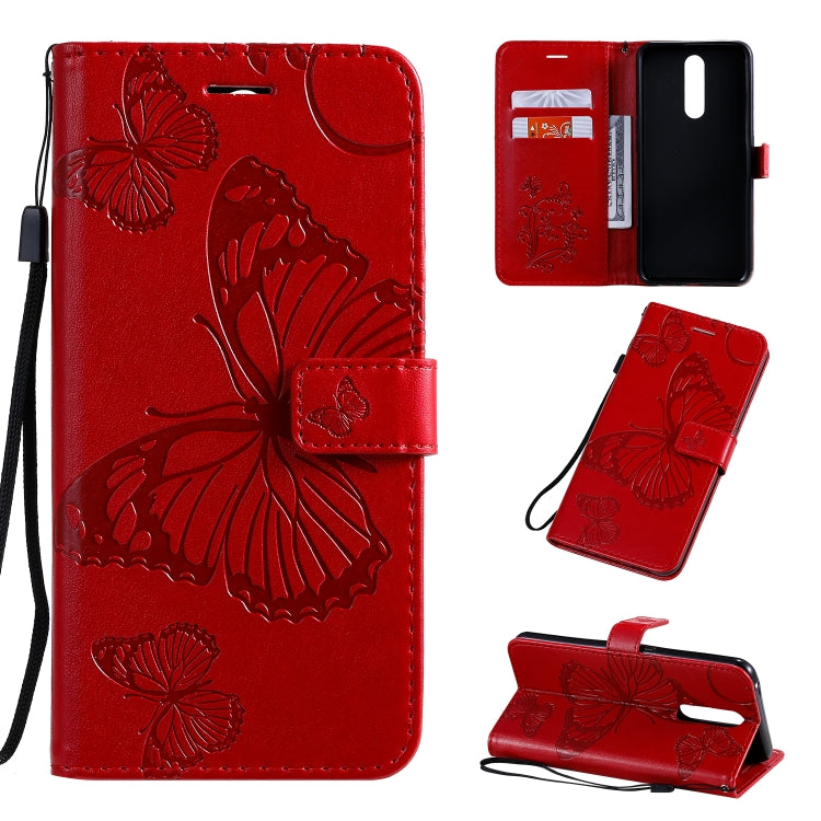 Pressed Printing Butterfly Pattern Horizontal Flip PU Leather Case with Holder & Card Slots & Wallet & Lanyard, Series 1 My Store