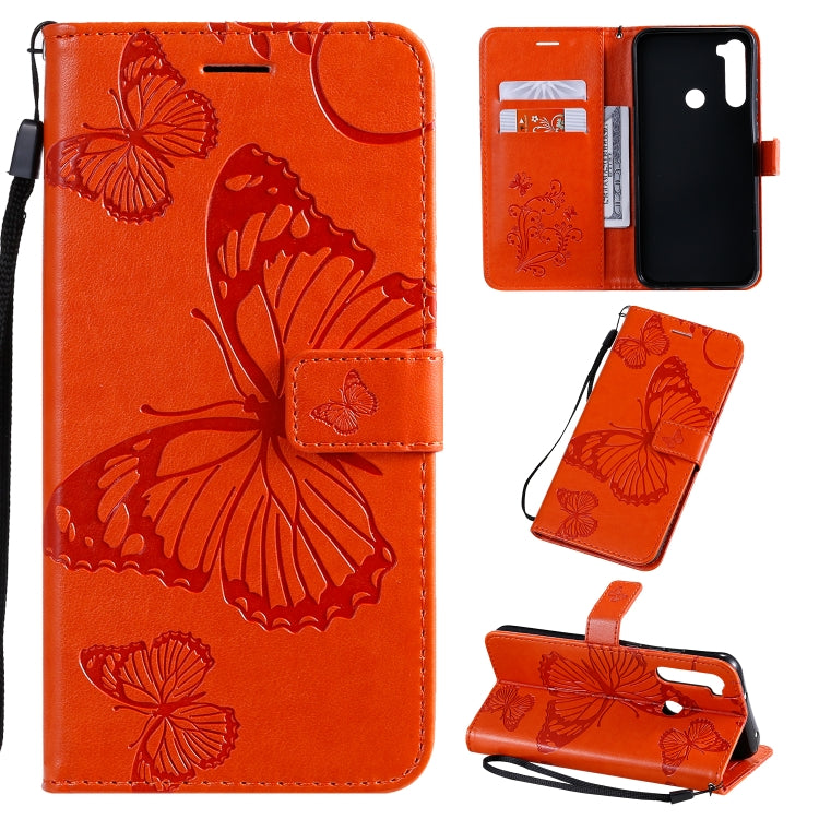 Pressed Printing Butterfly Pattern Horizontal Flip PU Leather Case with Holder & Card Slots & Wallet & Lanyard, Series 5