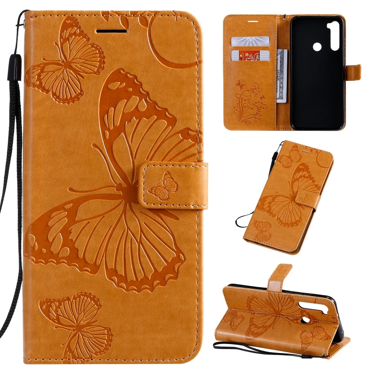 Pressed Printing Butterfly Pattern Horizontal Flip PU Leather Case with Holder & Card Slots & Wallet & Lanyard, Series 5