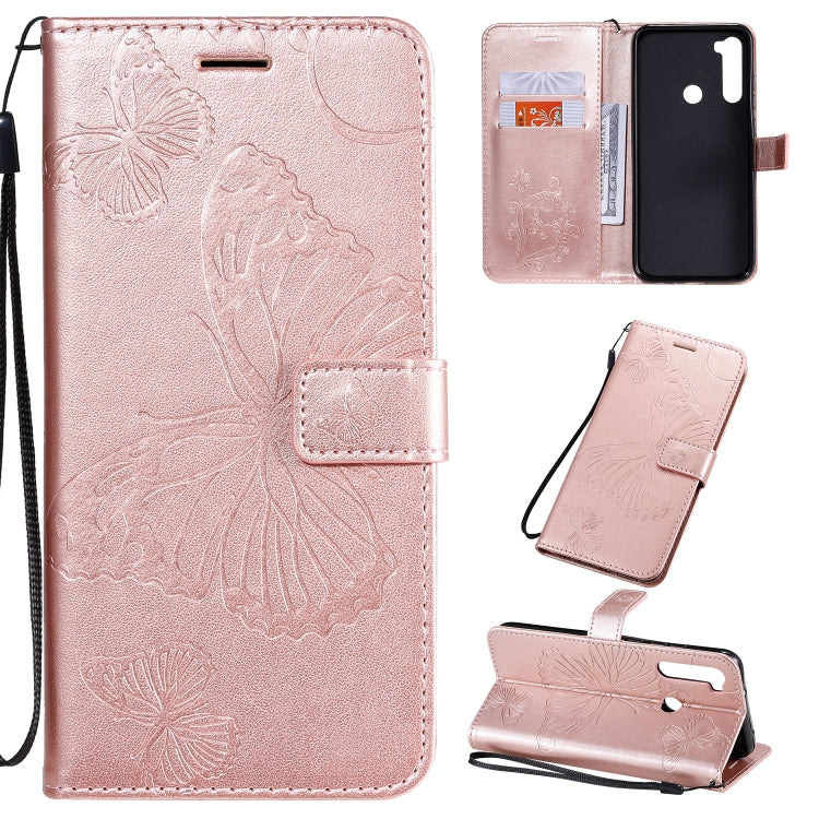 Pressed Printing Butterfly Pattern Horizontal Flip PU Leather Case with Holder & Card Slots & Wallet & Lanyard, Series 5