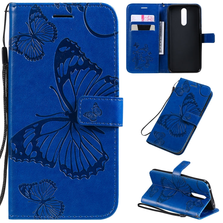 Pressed Printing Butterfly Pattern Horizontal Flip PU Leather Case with Holder & Card Slots & Wallet & Lanyard, Series 1 My Store