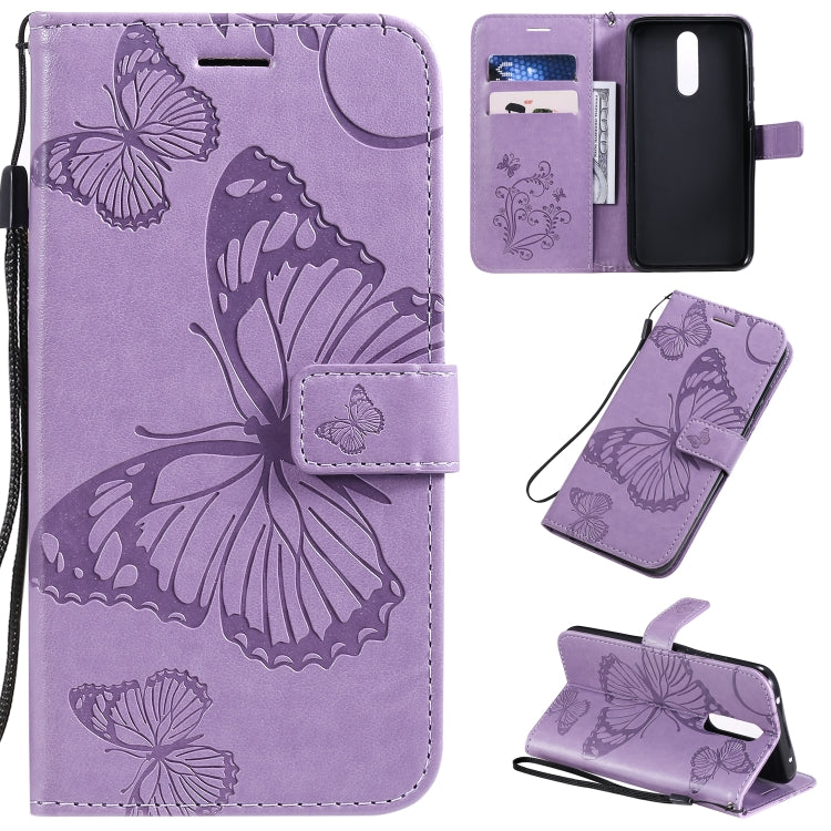 Pressed Printing Butterfly Pattern Horizontal Flip PU Leather Case with Holder & Card Slots & Wallet & Lanyard, Series 1 My Store