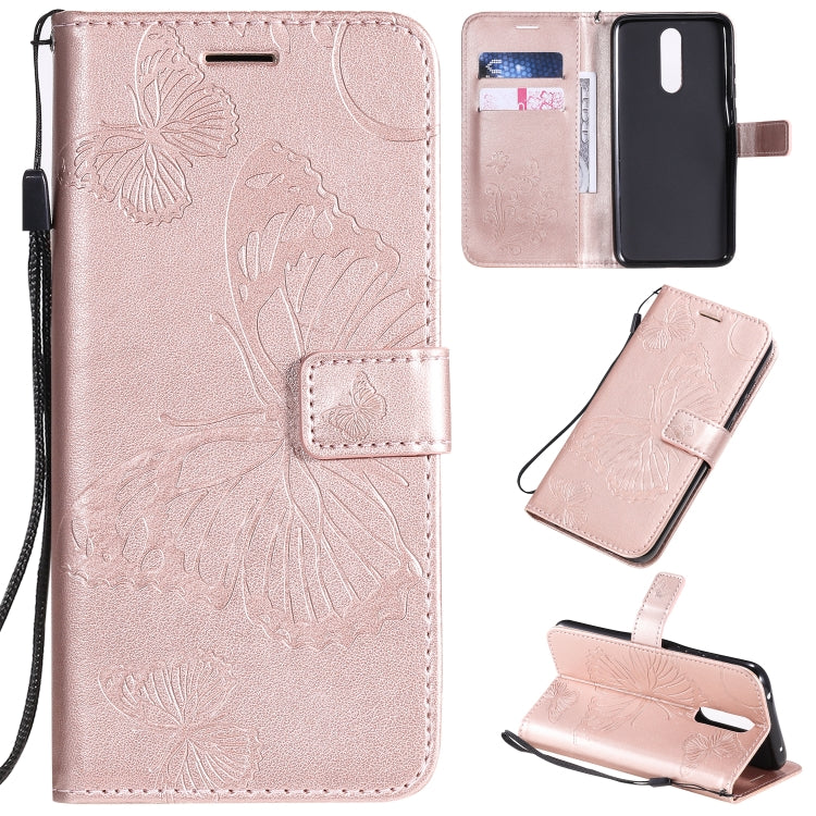 Pressed Printing Butterfly Pattern Horizontal Flip PU Leather Case with Holder & Card Slots & Wallet & Lanyard, Series 1 My Store