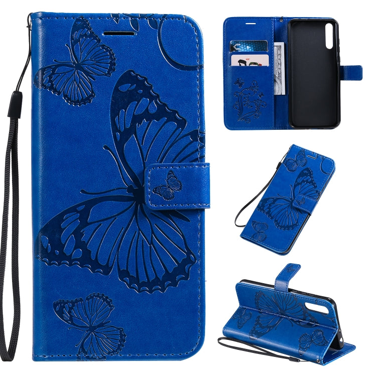 Pressed Printing Butterfly Pattern Horizontal Flip PU Leather Case with Holder & Card Slots & Wallet & Lanyard, Series 6