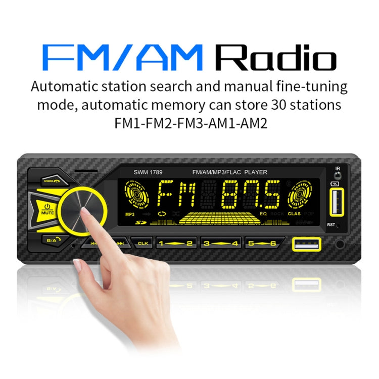 SWM-1789 Car Radio Receiver Bluetooth 5.1 MP3 Player with Remote Control ÎҵÄÉ̵ê