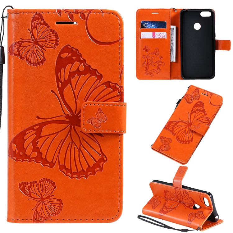 Pressed Printing Butterfly Pattern Horizontal Flip PU Leather Case with Holder & Card Slots & Wallet & Lanyard, Series 4 My Store