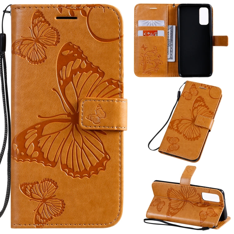 Pressed Printing Butterfly Pattern Horizontal Flip PU Leather Case with Holder & Card Slots & Wallet & Lanyard, Series 3 My Store