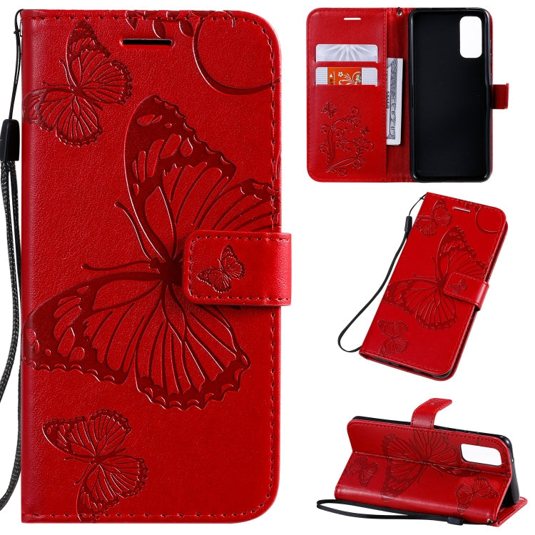 Pressed Printing Butterfly Pattern Horizontal Flip PU Leather Case with Holder & Card Slots & Wallet & Lanyard, Series 3 My Store