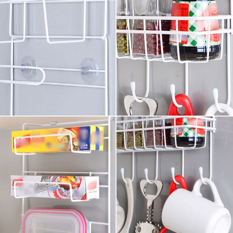 Multi-layer Fridge Storage Rack Side Shelf Sidewall Holder Multi-function Kitchen Organizer Household Reluova