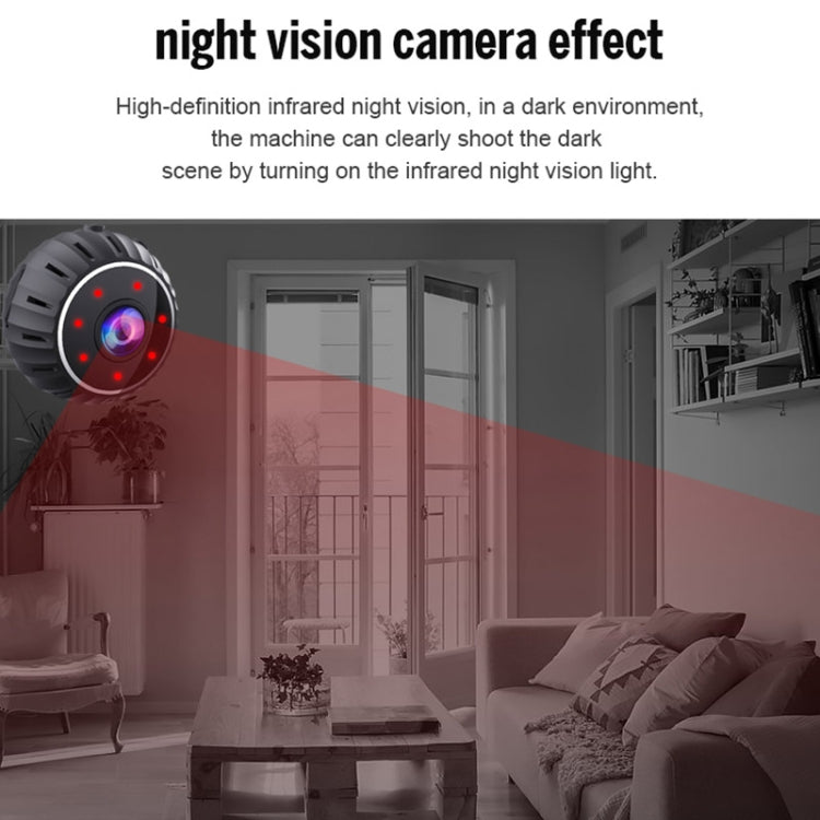 X10 HD Infrared Night Vision Mini WiFi Camera With Base Reluova