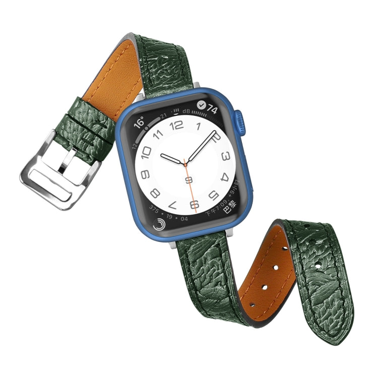 Twist Braided Leather Watchband For Apple Watch Series