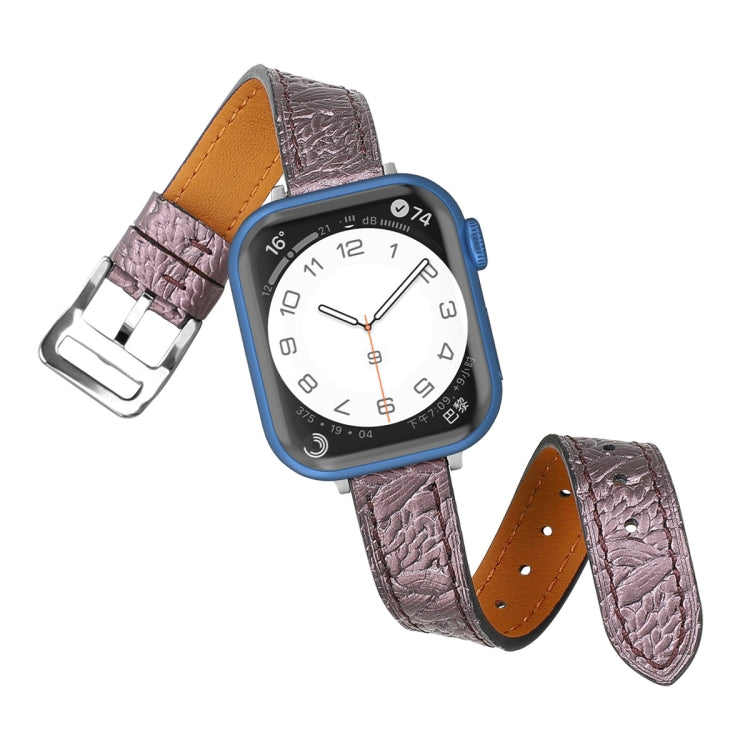 Twist Braided Leather Watchband For Apple Watch Series