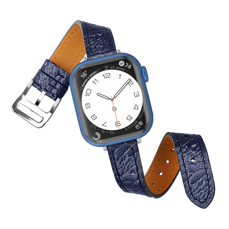 Twist Braided Leather Watchband For Apple Watch Series