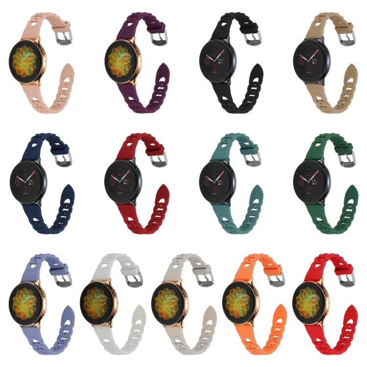 Ring Buckle Silicone Watchband