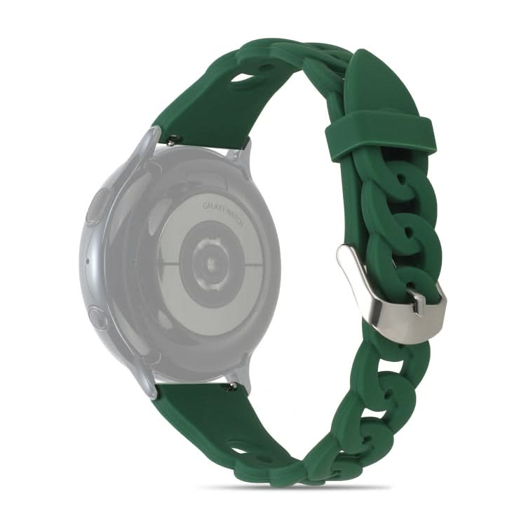 Ring Buckle Silicone Watchband