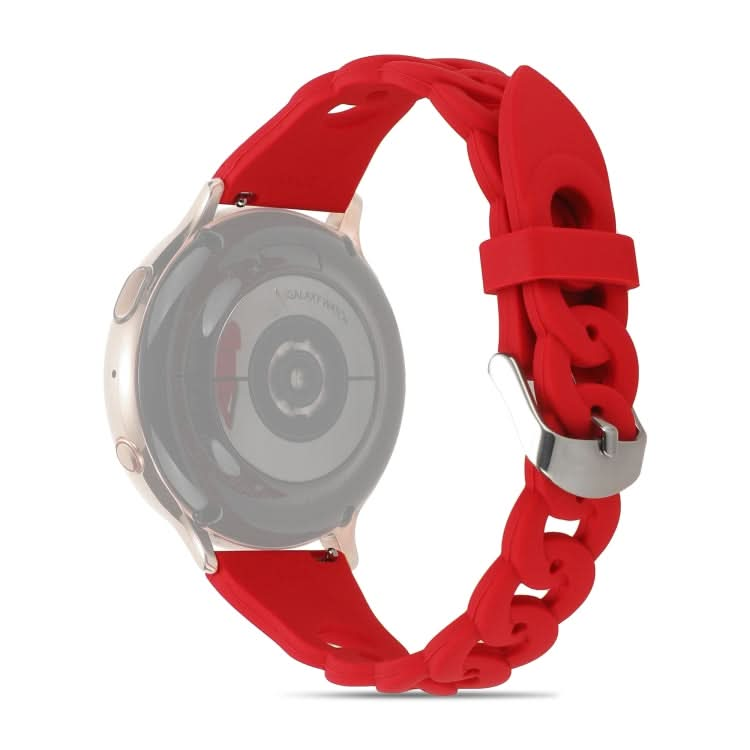 Ring Buckle Silicone Watchband