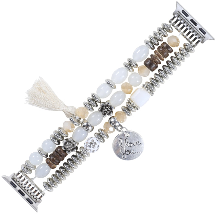 Tassel Beaded Watchband For Apple Watch Series