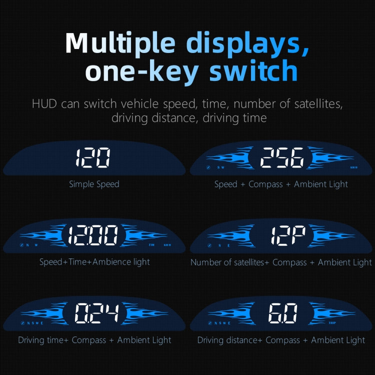 G2 Car HD GPS Head-Up Display HUD System