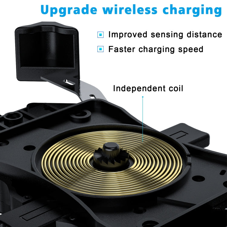 WUPP CS-1288A1 Wireless Charging + Wired Charging One-button Retractable Mobile Phone Stand ÎҵÄÉ̵ê