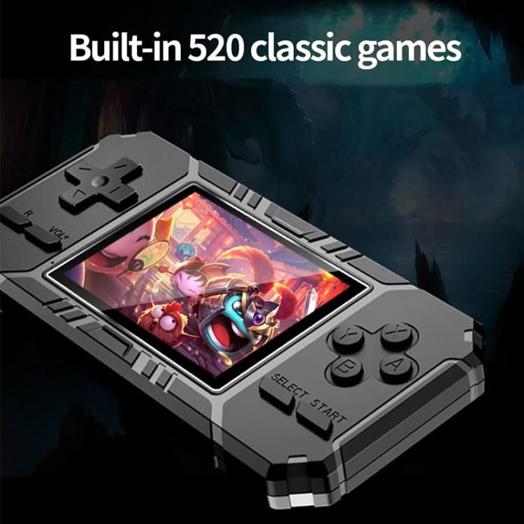 S8 3.0 inch Screen Classic Handheld Game Console Built-in 520 Games Reluova