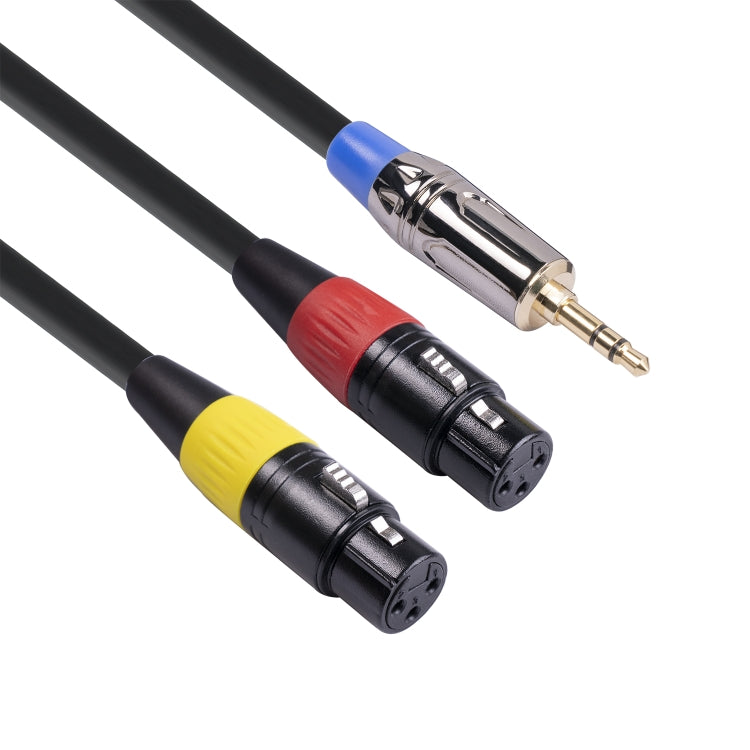 TC194BUXK107YR-30 3.5mm Male to Dual Canon Female Audio Cable