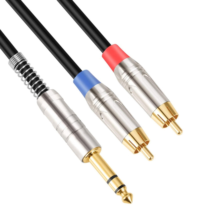 6.35mm Male to Dual RCA Male Audio Cable-Reluova