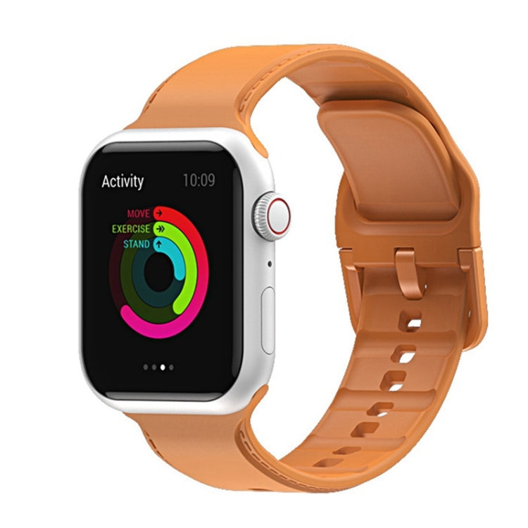 Silicone Stitching Watchband For Apple Watch Series