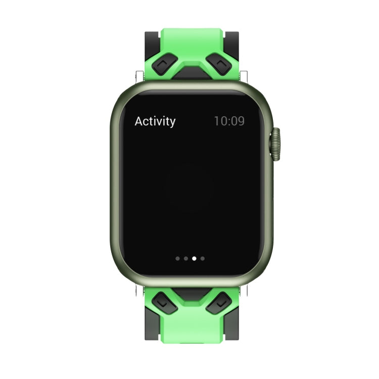 Two-Color Silicone Watchband For Apple Watch Series