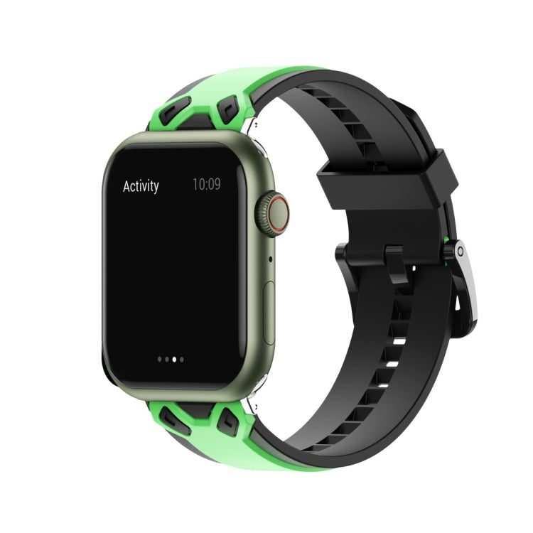 Two-Color Silicone Watchband For Apple Watch Series